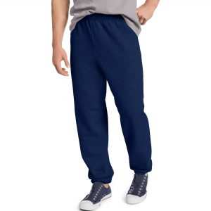 hanes menu0027s ecosmart elastic bottom 32 inch inseam sweatpants - walmart.com MYWPXYV