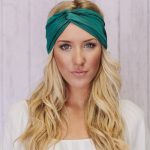 headbands for women teal turban headband for women - stretchy soft workout fashion hair bands,  $18.00 OHNTQCB