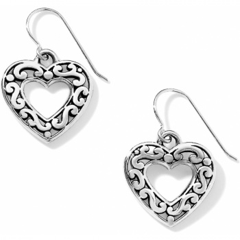 heart jewelry contempo contempo love french wire earrings FWADJPT