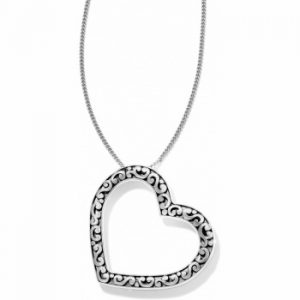 heart jewelry contempo contempo love long necklace FQDUAHG