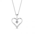 heart pendant white-gold-round-white-diamond-solitare-heart-pendant- AJMHICU