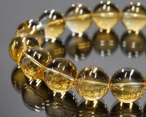 highest grade (5a) citrine bracelet, 14 mm beads YBFGTES