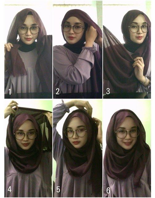 hijab styles beautiful 2 minutes hijab tutorial for glasses DAIBEZH