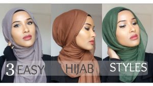 hijab styles hijab tutorials| my 3 most worn styles! - youtube BYWYQJW