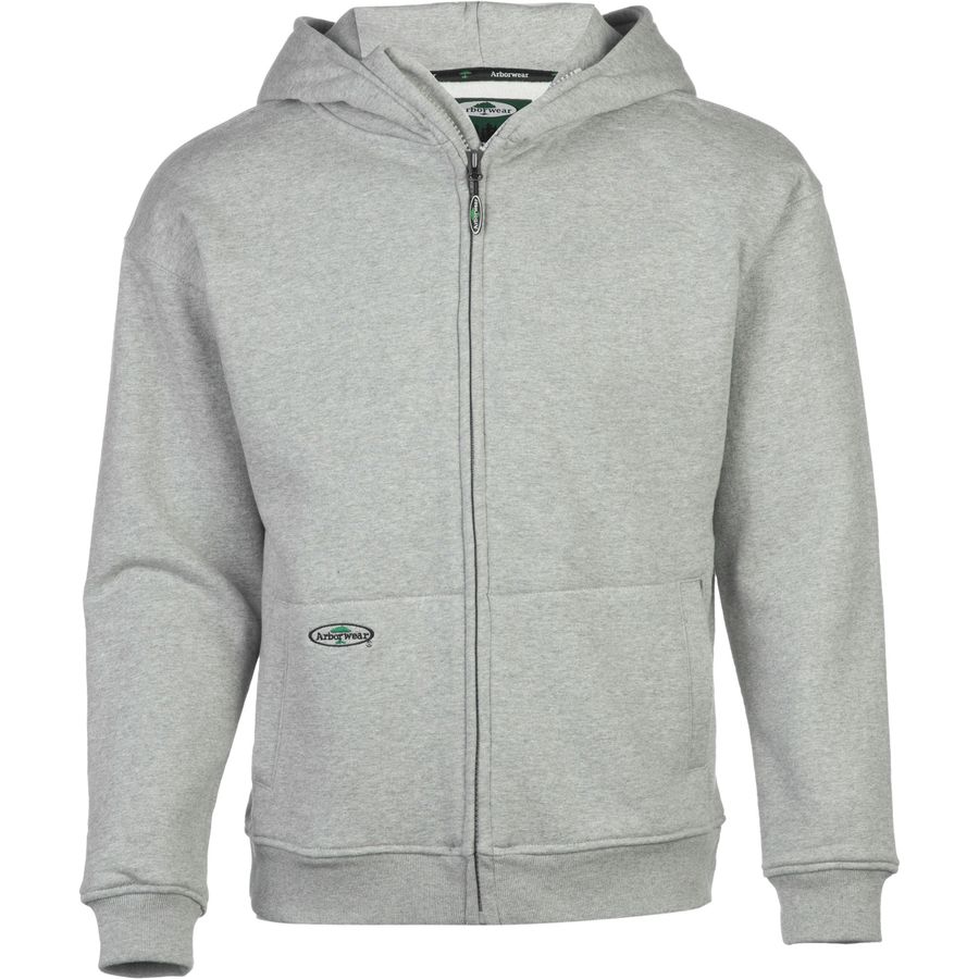 hooded sweatshirts arborwear - double thick full-zip hooded sweatshirt - menu0027s - athletic grey LNHJKYF