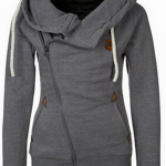 hooded sweatshirts dark grey pockets badge drawstring hooded long sleeve casual hooded  sweatshirt ZIFSIKY