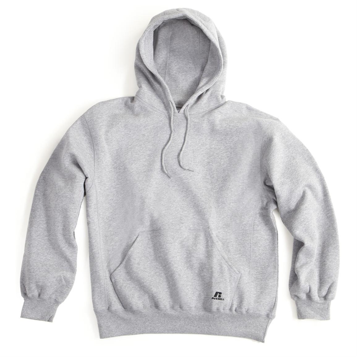 hooded sweatshirts russell outdoors® hooded sweatshirt, oxford MFONVBU