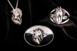 horse jewelry horse power earrings NBIENRE