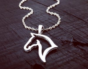 horse pendant necklace | horse jewelry | jewelry gift for horse lover WOBLBTG