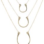 horseshoe charm necklace IRUZBDP