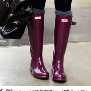 hunters boots hunter shoes - iso burgundy, red, or green hunter boots TYEOSQE