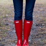 hunters boots red hunter boots tall glossy-15 ETPGVXI