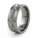 hypnos - celtic inspired menu0027s titanium wedding ring - titanium rings XTTJNJP