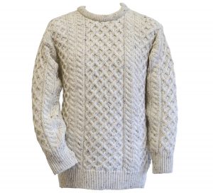 irish sweaters ou0027connellu0027s irish fisherman aran sweater - oatmeal IMVRQPW