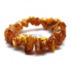 irregular old butter amber bracelet ZUTSRWN
