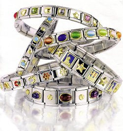 italian charm bracelet italian charm modular bracelets. design your bracelet PTORJAM