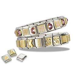 italian charm bracelet modular design VBEVYWC
