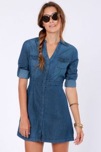 jean dresses cute denim dress - shirt dress - jean dress - $55.00 RILTSTB