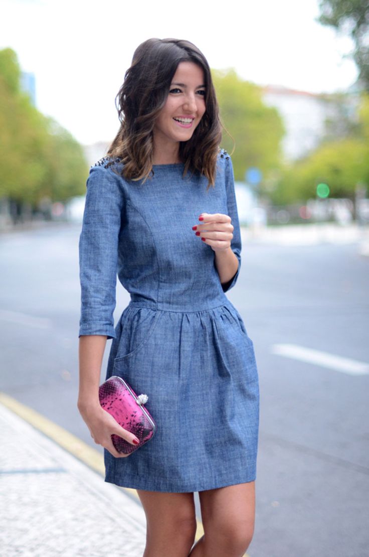 jean dresses have you seen the dress thatu0027s going viral on pinterest? - self AIYVQCU