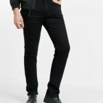 jeans for men skinny black stretch+ jeans | express BSGZXCE