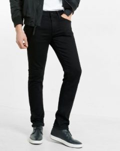 jeans for men skinny black stretch+ jeans | express BSGZXCE