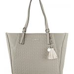 jessica simpson bags jessica simpson womens cynthia faux leather quilted tote handbag gray large OVROTPN