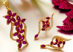 jewellery design designer gold earing with precious diamond work: delicate jewellery EQZQDWD