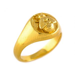 jewellery rings bee signet ring ... REXMRYT