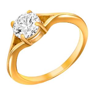 jewellery rings buy gold-plated ring by mahi jewellery with swarovski zirconia - fr1105001 LKMAPYP