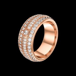 jewellery rings pink gold diamond ring - piaget luxury jewellery g34p1b00 BQLIWOV