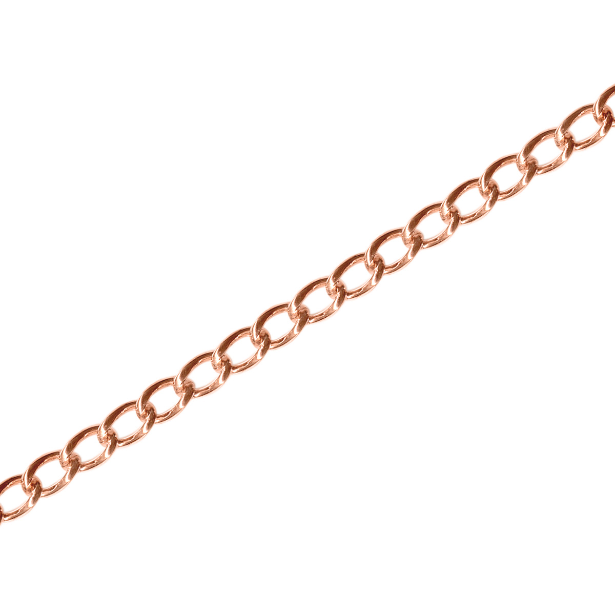 jewelry chain raw copper curb chain by the spool TQLDFTW