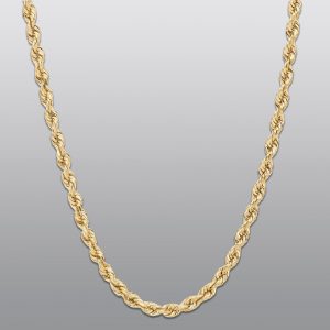 jewelry chain true gold 10k 20in. rope chain SGIFCGQ