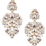 jewelry earrings belle badgley mischka pavo real chandelier statement earrings EGSHXNT