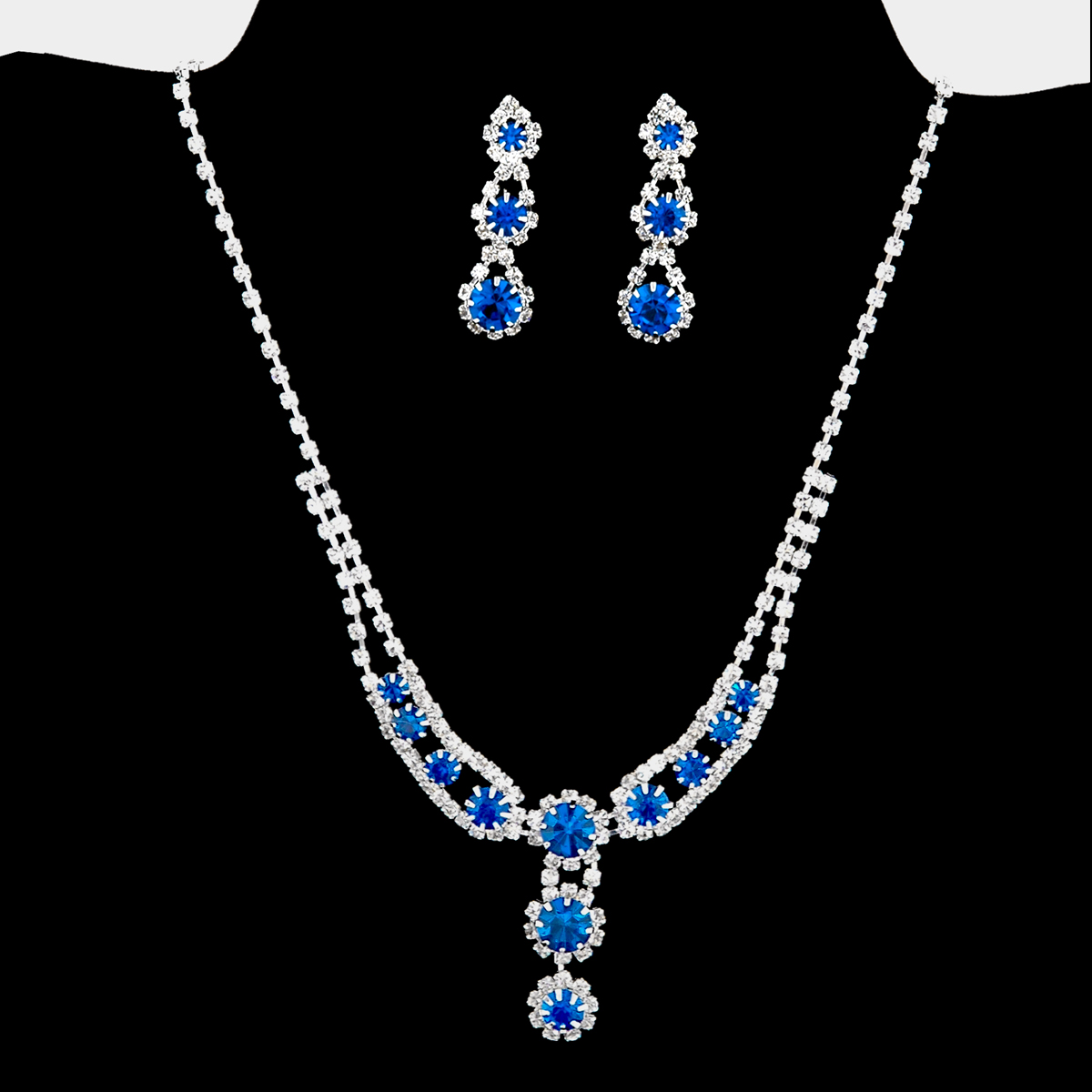 jewelry sets nickel lead free bridal rhinestone jewelry set EBXYJFS