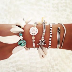 jewels bracelets sea creatures beach jewelry summer pearl silver shell  creative KNZZIPX