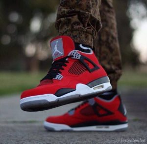 jordans sneakers nike shoes outlet 2014 popular air jordan 4 all red chcheap nike shoes JTGMMZI