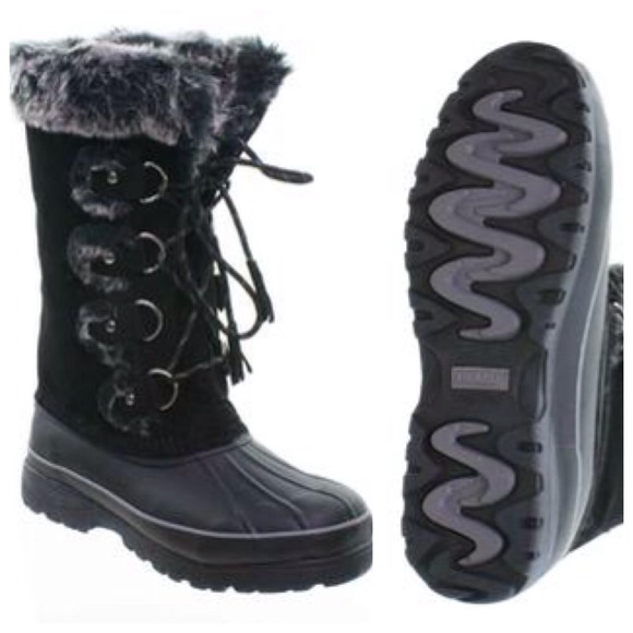 khombu boots khombu shoes - new khombu cold weather warm winter boots black 6 LSXIAGG