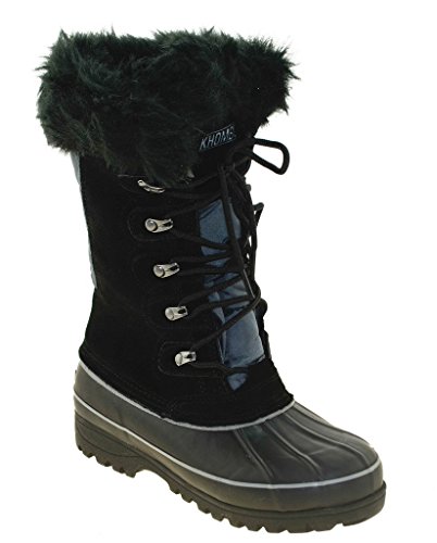khombu boots khombu womenu0027s nordic boot, black, ... WHHQKOD