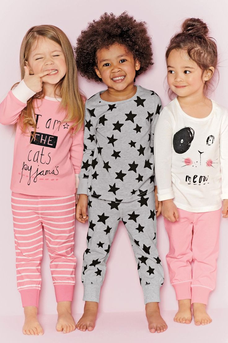 kids pajamas buy three pack cat snuggle pyjamas (12mths-8yrs) from the next uk online NEFVBAN