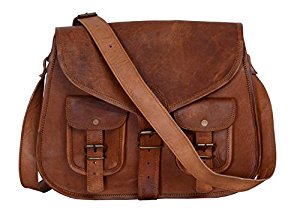 kpl 14 inch leather purse women shoulder bag crossbody satchel ladies tote  travel AZNETBO