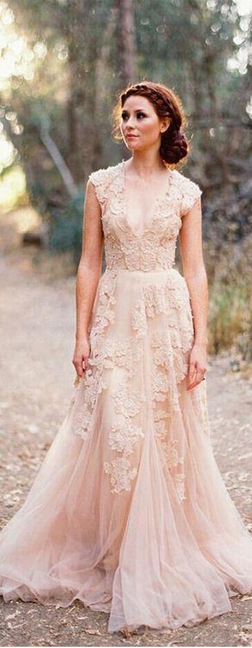 lace wedding gown custom made v neck lace wedding dre BJQXREX