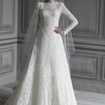 lace wedding gown traditional lace sleeve wedding dresses MAWLLQP