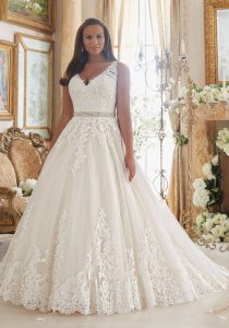 lace wedding gown wedding ... SAVGEOM