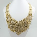 ladies necklace fashion woman necklace new design lady bib necklace gold chain statement NITMKOR