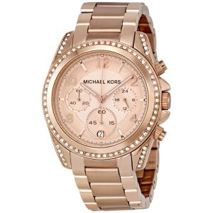 ladies watches michael kors blair chronograph rose dial ladies watch mk5263 ... HNBUGTO