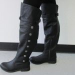 landon steampunk boots, renaissance boots, steampunk boots, knee high boots,  victorian boots POUMUKA