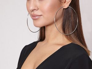 large hoop earrings HRVSNOF