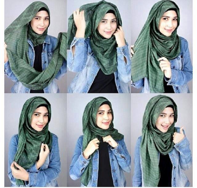 latest hijab styles u0026 designs tutorial with pictures for modern girls 2015  ... WTLTNEY