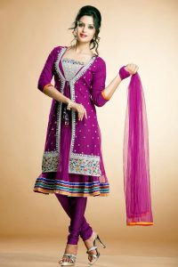 latest neckline design for cotton churidar suits, pattern, images in 2016 WPTVYBX