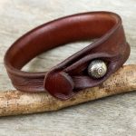 leather bracelets leather bracelet from thailand - sleek chic | novica WJORNLK